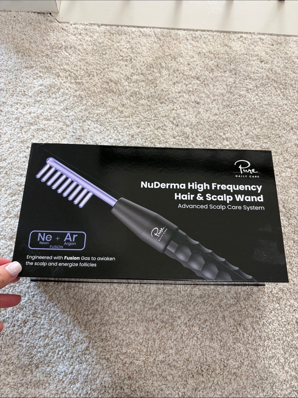 NuDerma High Frequency Hair & Scalp Wand